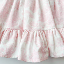Load image into Gallery viewer, Pink French Toile Tiered Dress
