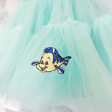Load image into Gallery viewer, Little Mermaid Teal Dress
