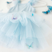 Load image into Gallery viewer, Blue Heirloom Butterfly Tutu
