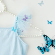 Load image into Gallery viewer, Blue Heirloom Butterfly Tutu
