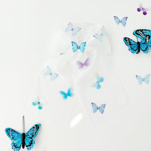 White Organza Butterfly Bows  {Mama & Mini}