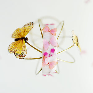 Pink Tulle Butterfly Headband