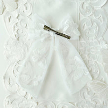Load image into Gallery viewer, White Heirloom Butterfly Bow
