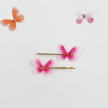 Load image into Gallery viewer, Pink &amp; Orange Hair Pins
