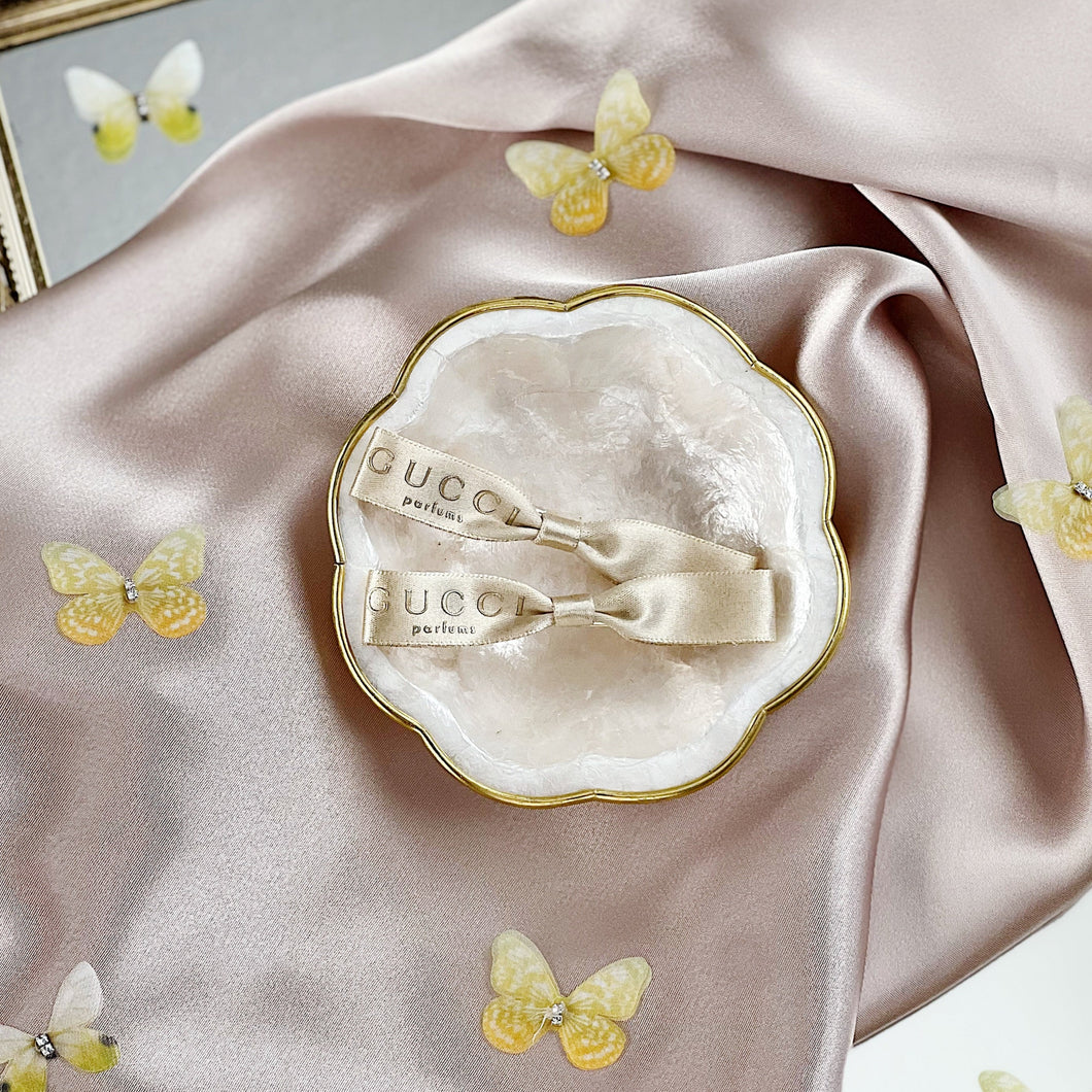 Mini Gold Gucci Ribbon Clip