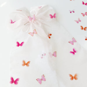 Pink Butterfly Organza Bows {Mama & Mini}