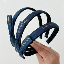 Load image into Gallery viewer, Blue Chanel Headband
