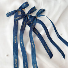 Load image into Gallery viewer, Authentic Blue Chanel Bow
