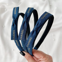 Load image into Gallery viewer, Blue Chanel Headband
