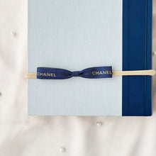 Load image into Gallery viewer, Denim Blue Baby Chanel Mini Bow
