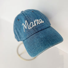 Load image into Gallery viewer, Mama Pearl Denim Cap
