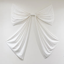 Load image into Gallery viewer, White Cotton Wall Bow {Life size}
