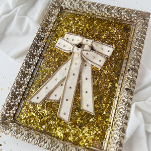 Ivory Crystal Barrette {RTS}