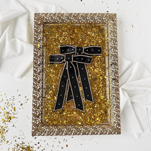 Black Crystal Barrette {RTS}