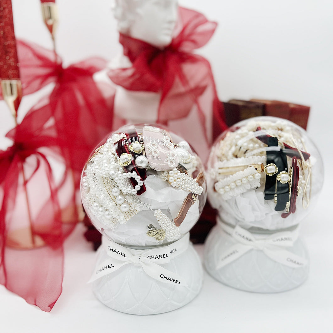 Chanel Glass Globe Filled With Clips {RTS}