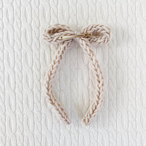Sydney Knit Long Bow