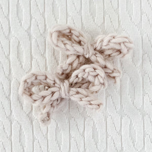 Sydney Knit Baby Bows