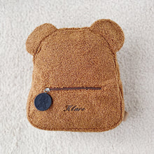Load image into Gallery viewer, Boucle Personalized Teddy Backpack
