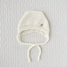 Load image into Gallery viewer, &quot;The Golden Teddy&quot; Hand Knit Bonnet
