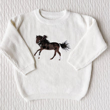 Load image into Gallery viewer, Horse Knit Sweater

