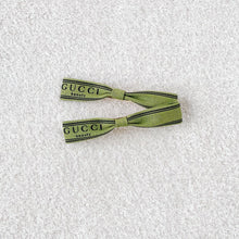 Load image into Gallery viewer, Green Gucci Mini Baby Clips
