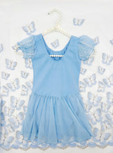 Load image into Gallery viewer, Pearl Beaded Blue Ballerina Tutu
