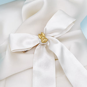 Ivory Bunny Bow