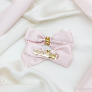 Bunny Pink Pigtail Bows