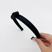 Load image into Gallery viewer, Black Gucci Ribbon Headband
