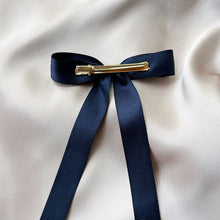 Load image into Gallery viewer, Authentic Navy Dior Long Bow
