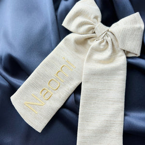 Gold Personalized Bow