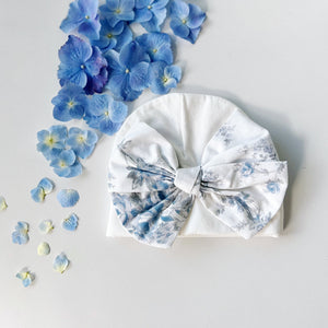 Toile Floral Baby Hat