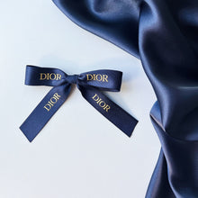 Load image into Gallery viewer, Authentic Navy Dior Medium Bow

