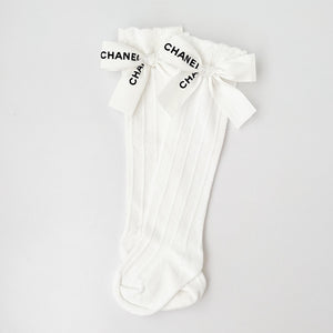 White Coco Socks