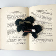 Load image into Gallery viewer, Black Knit Baby Bows
