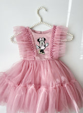 Load image into Gallery viewer, Minnie Mouse Mauve Dress
