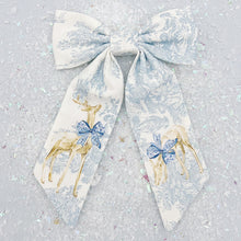 Load image into Gallery viewer, Reindeer Toile Sailor Bow
