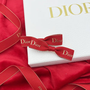 Mini Red Dior Bows