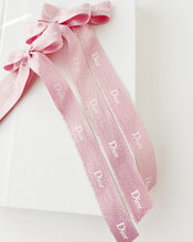 Load image into Gallery viewer, Dior Long Light Pink Bow
