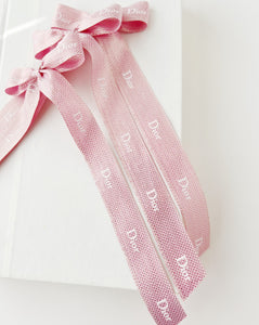 Dior Long Light Pink Bow