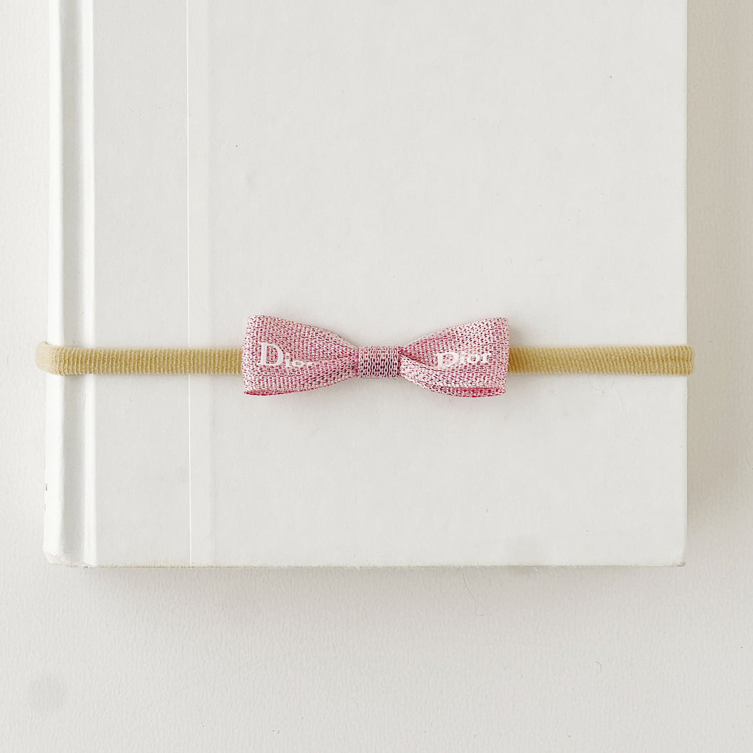 Dior Pink Ribbon Clip