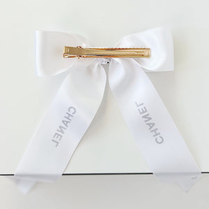 Statement Long Chanel Bow