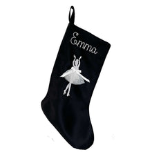 Load image into Gallery viewer, Black Ballerina Stocking
