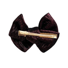 Load image into Gallery viewer, Maroon Mini Heart Bow
