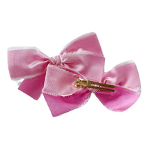 Load image into Gallery viewer, Pink Silk Baby Bows
