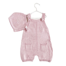 Load image into Gallery viewer, Mauve Knit Baby Pearl Outfit

