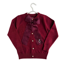 Load image into Gallery viewer, Maroon Pearl Cardigan
