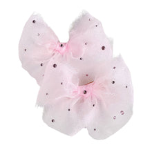 Load image into Gallery viewer, Pink Crystal Organza Bows
