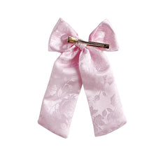 Load image into Gallery viewer, Rose Pink Pearl Bespoke Bow
