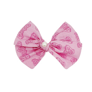 Mini Pink Cotton Barbie Bow